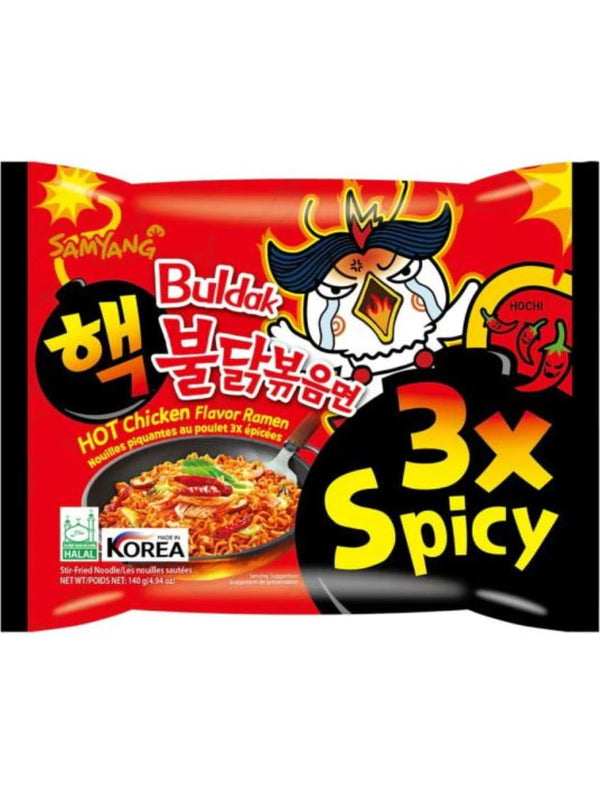 SamYang Noodles 3x Spicy Hot Chicken Flavor Ramen 8x5x140g - 98