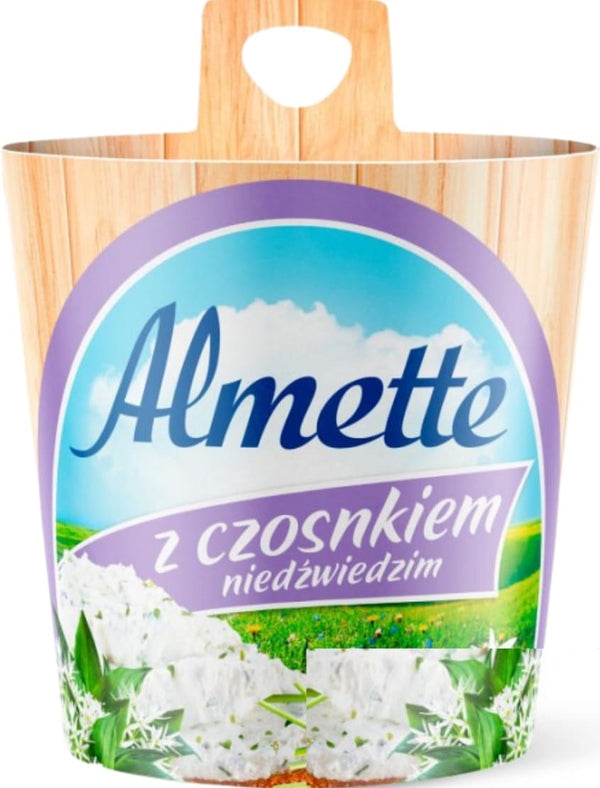 11001 Hochland Almette With Bear Garlic Fluffy Cottage Cheese Cream 12x150g - 23