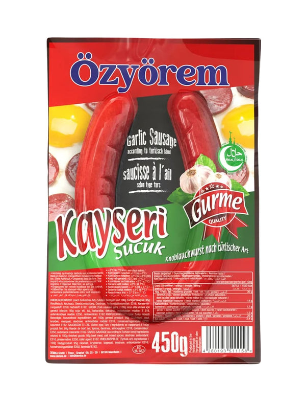 1132 Ozyorem Kayseri Sucuk 9x450g - 155