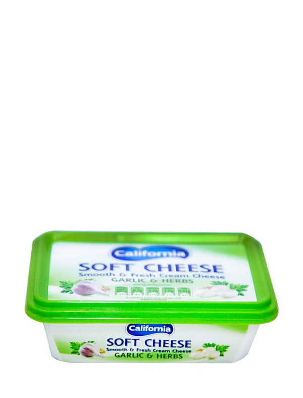 1146 California Soft Cheese Hvitløk 12x180g - 27