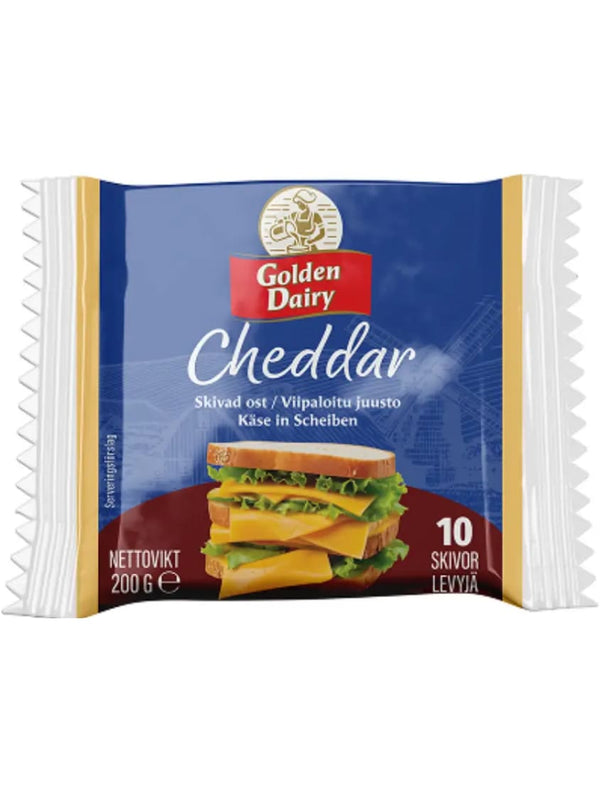 11523 Golden Dairy Cheddar Ost 24x 200g 33