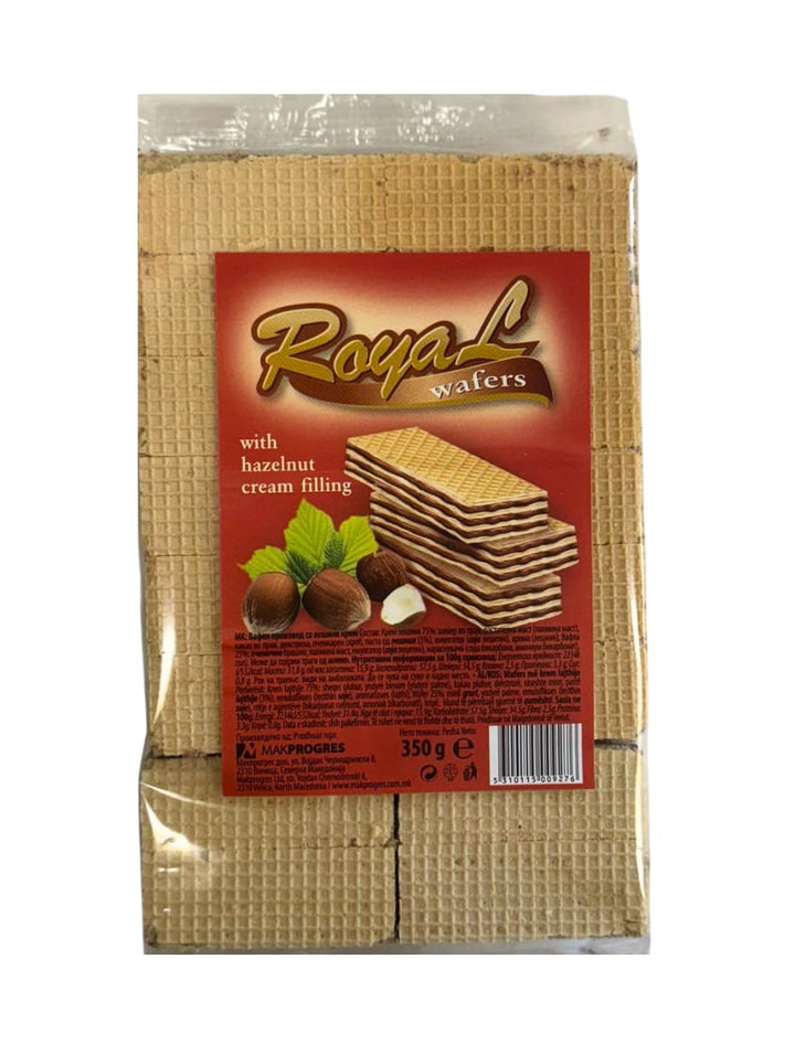 15027 Royal Napolitan Wafers Hazelnut 18x350g - 19
