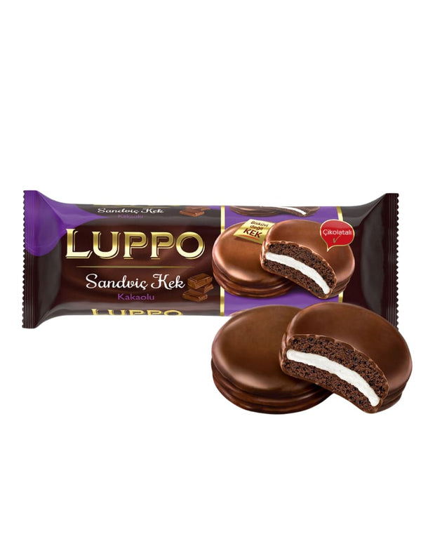 1631 Luppo Sandwich Biscuit Cacao 12x184g - 18