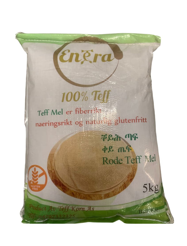 1807 Teff Mel Rød 1x5kg - 240