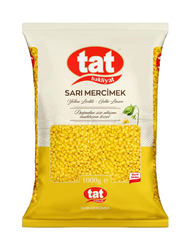 3000 Tat B. Gule Linser Halv/Splittet 15x1kg - 32
