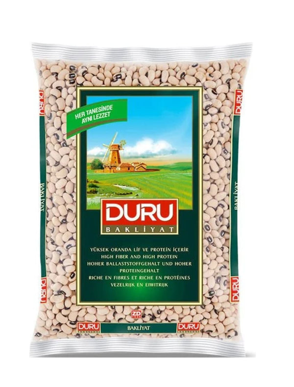 3098 Duru Black eyed beans 15x1kg - 29