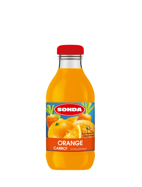 3523 Sonda Drikke Gulrøtt Appelsin 15x300ml 12