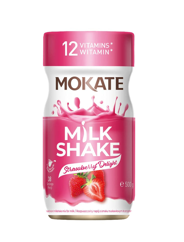 4166 Mokate Milk Shake Strawberry 6x500g - 35