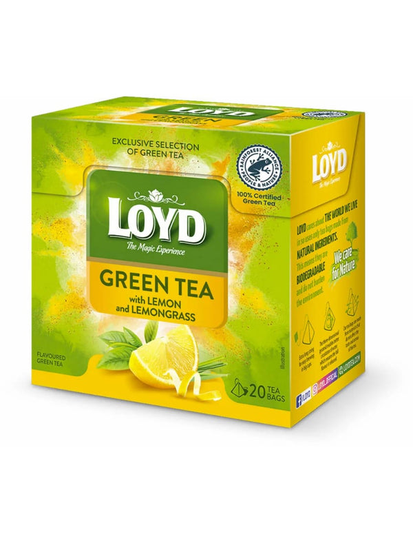 4174 Mokate Tea Loyd Tea Exp Green With Lemon 10x20x1,5g - 15