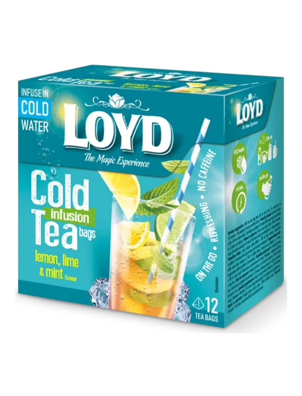 4181 Mokate Loyd Tea Exp Cold Tea Lemon and Lime With Mint 10x12x2,5g - 15