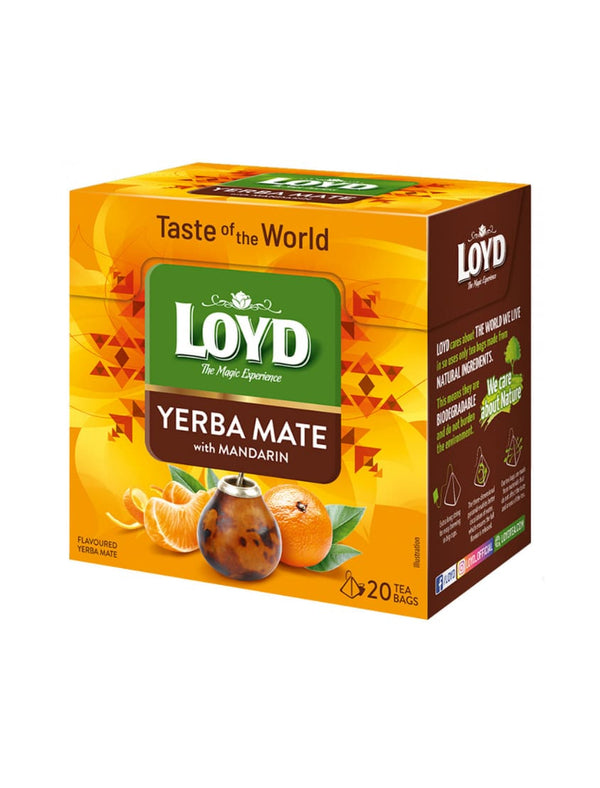 4189 Mokate Tea Loyd Tea Exp Yerba Mate Mandarin 10x20x2g - 15