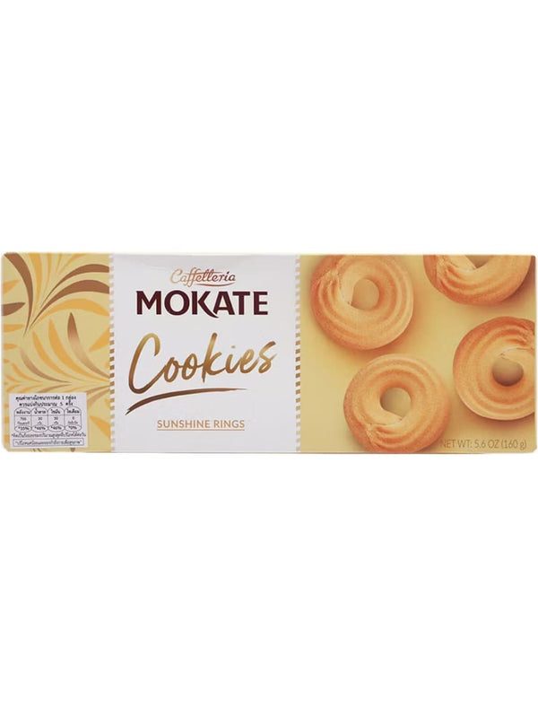 4208 Mokate Cookies Sunshine Rings 16x160g - 16