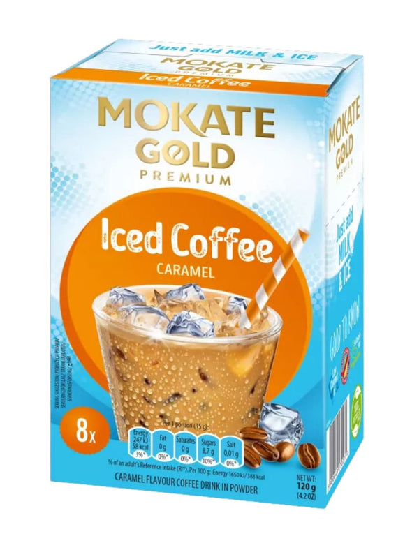 4234 Mokate Iced Coffee Caramel 12x8x15g - 15