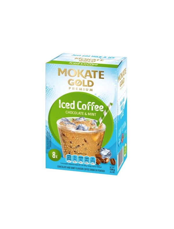 4235 Mokate Iced Coffee Mint Choco 12x8x15g - 15