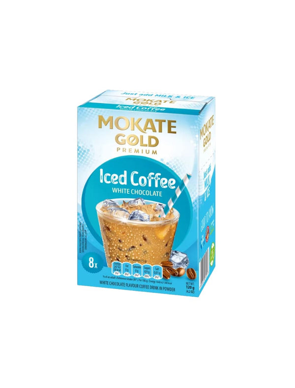 4236 Mokate Iced Coffee White Chocolate 12x8x15g - 15