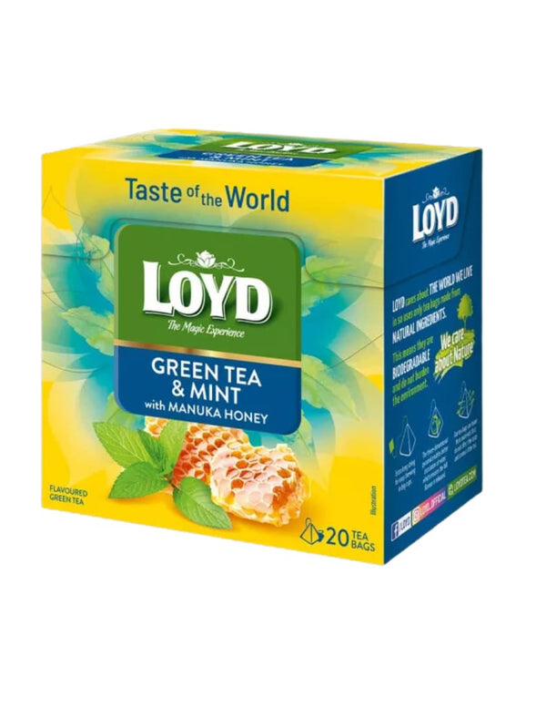 4237 Mokate Tea Loyd Tea Exp Green With Honey Mint 10x20x1,5g - 15