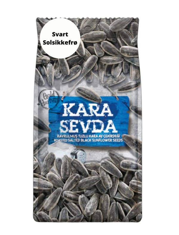 4257 Gold Harvest Nuts Roasted & Salted Black Sunflower Seeds 14*250g - 16