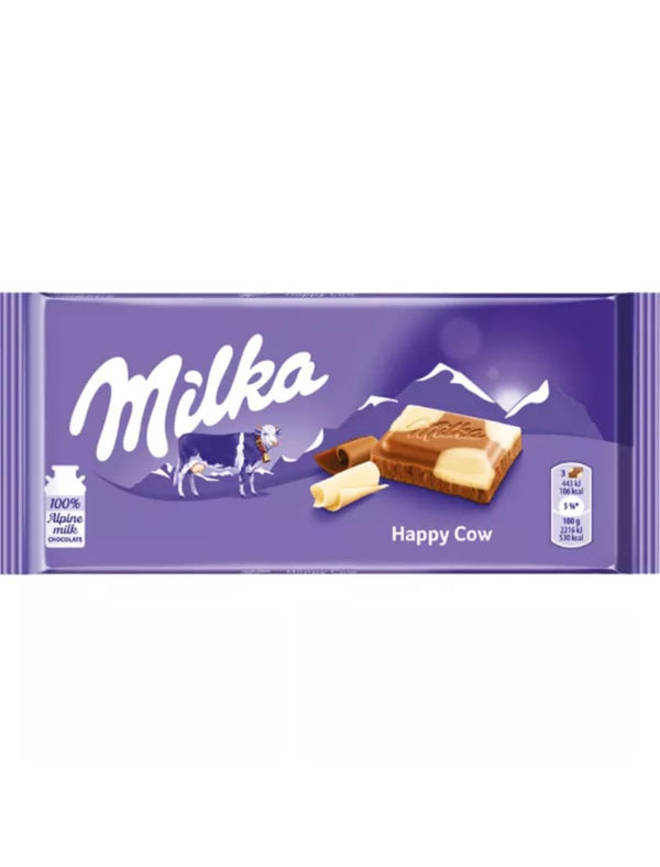 4316 Milka Happy Cow Alpine Milk And White Chocolate 23x100g - 15