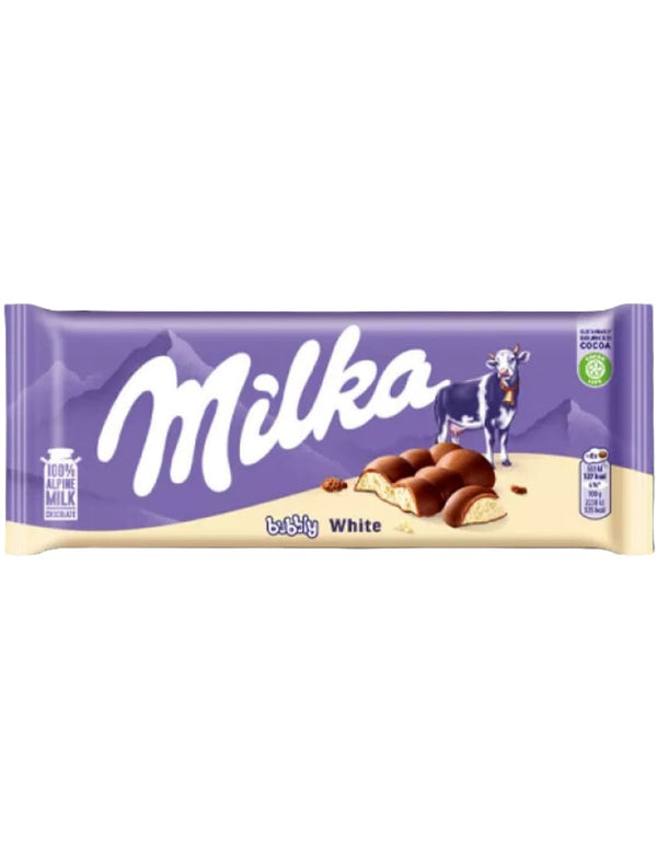4343 Milka Chocolate Bubbly Alpine Milk White 15x95g PLN - 15