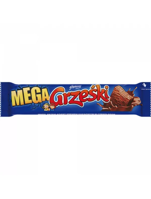 4358 Grzeski Mega Chocolate - Coated Wafer Bar With Cocoa Cream 32x48g PLN - 7