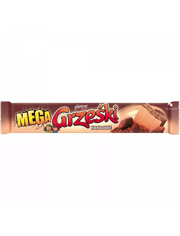 4420 Grzeski Mega Cocoa Wafer Bar With Cream 32x34g PLN - 7