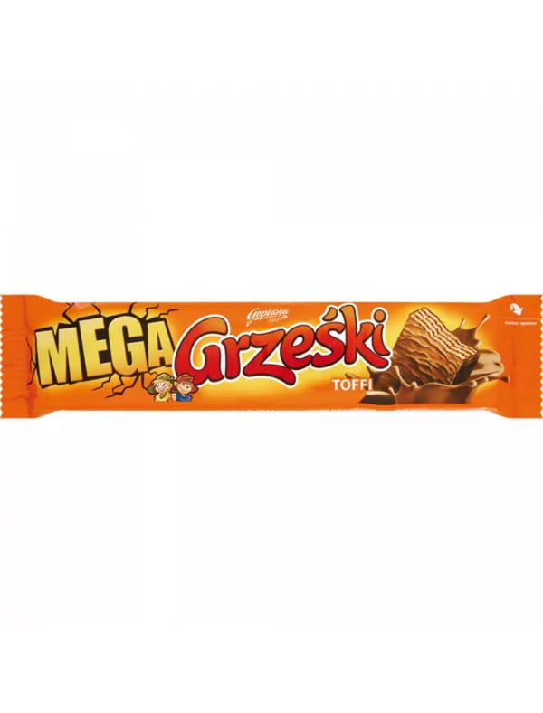 4421 Grzeski Mega Toffee Wafer Bar With Flavoured Cream Milk Chocolate - Coated 32x48g PLN - 7