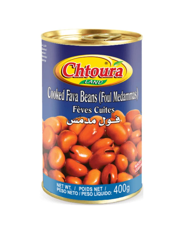 4802 Chtoura Land Fava Beans Foul Medammas 24x400g - 10