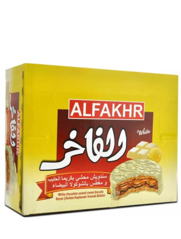 4818 Alfakhr Kjeks Hvit Sjokolade 12x12x100g - 42