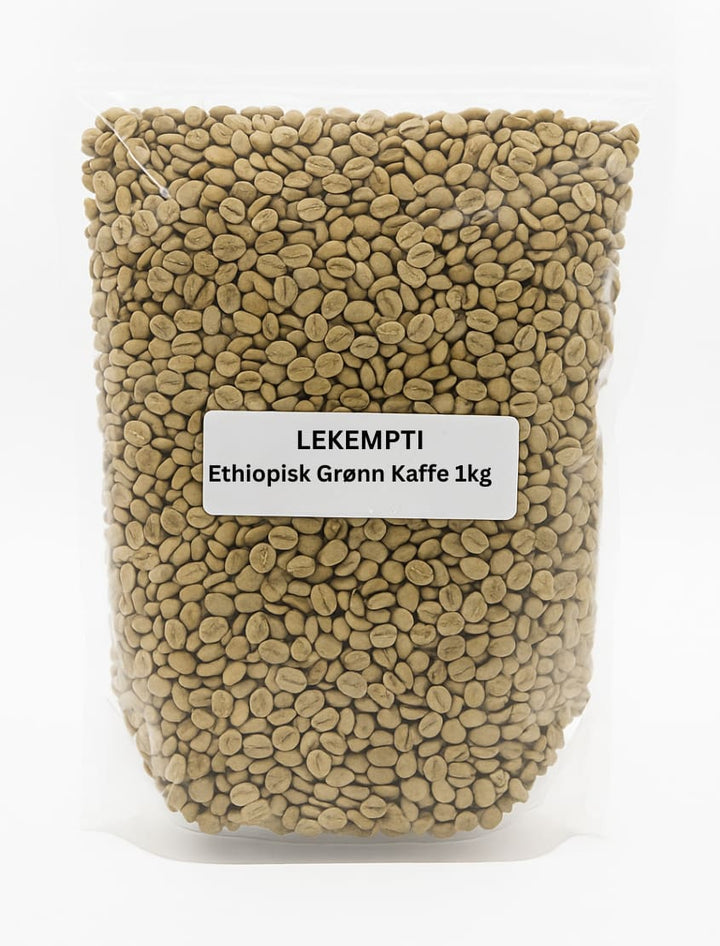 4888 Ethiopisk Grønn Kaffe 12x1kg - 199
