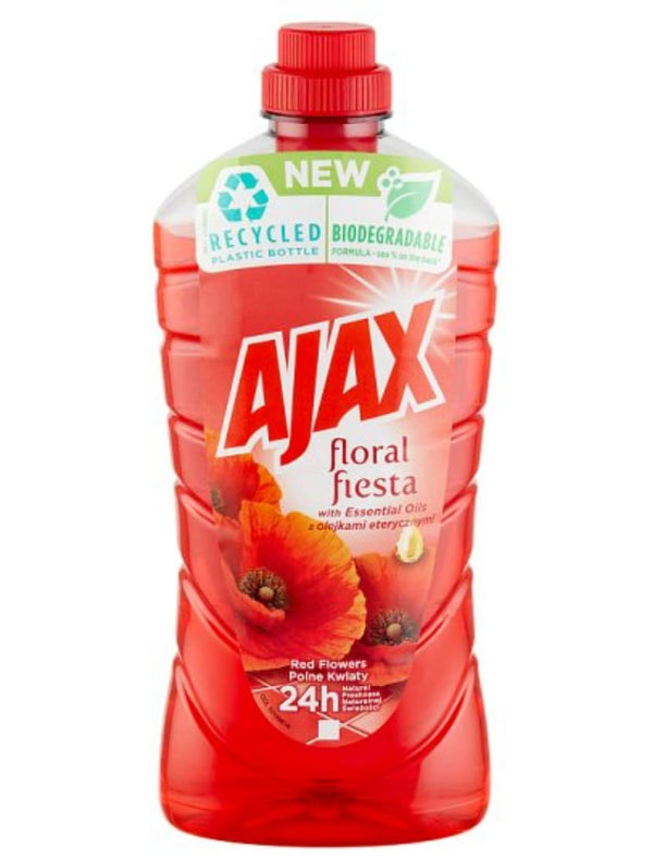 5201 Ajax Floral Fiesta All Purpose Cleaner Red Flowers 12x1l - 30