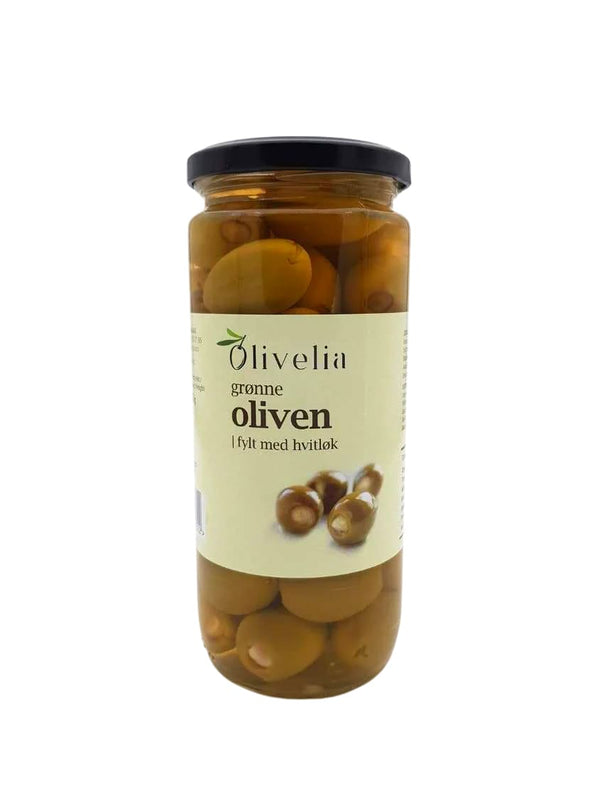7015 Olivelia Oliven m/hvitløk 6*0.5L - 35