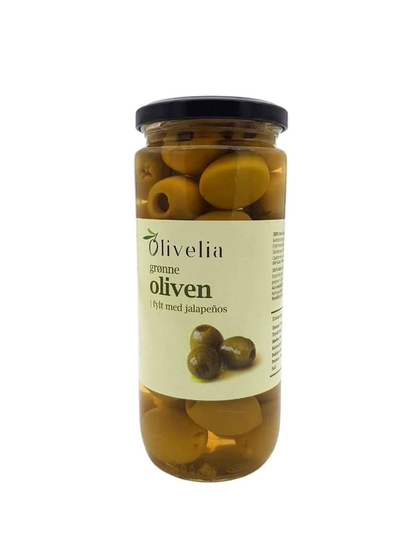 7018 Olivelia Oliven m/jalepenos 6*0.5L - 35