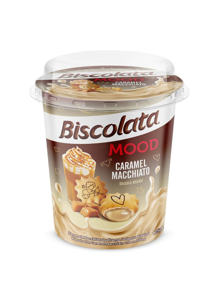 7200 Solen Biscolata Mood Caramel Machiato 24x125g - 28