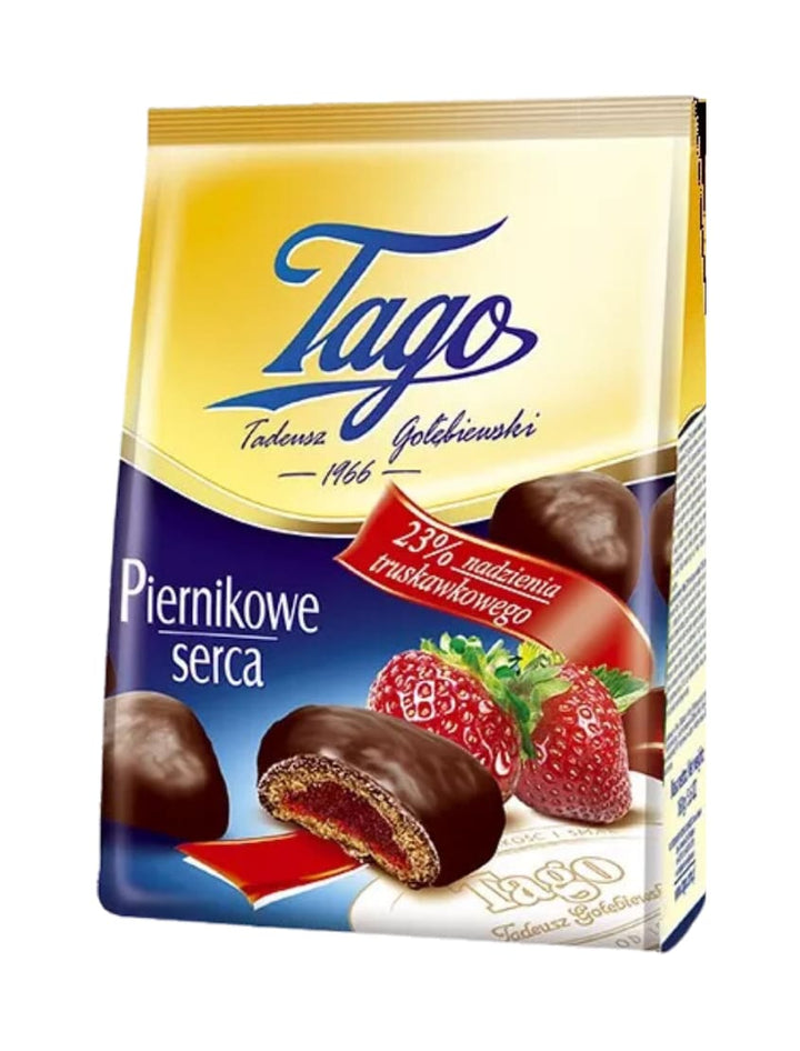 7209 Tago Gingerbread With Strawberry Filling 12x160g - 16