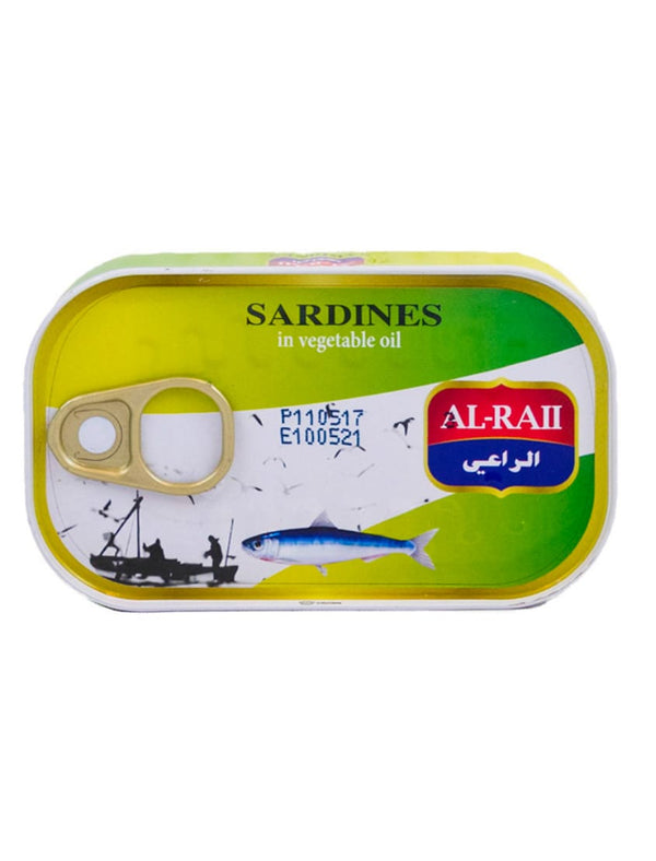 7400 Al Raii Sardines Normal in Vegetable Oil Morocco 50x125g - 11