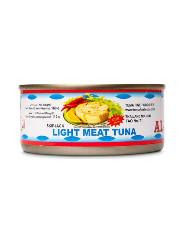 7421 Al Raii Skipjack HOT Light Meat Tuna Chunks Thailand 48x160g - 19