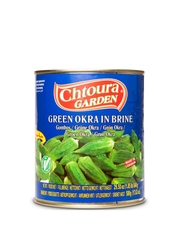 7490 Chtoura Garden Green Okra in Brine 12x500g - 39