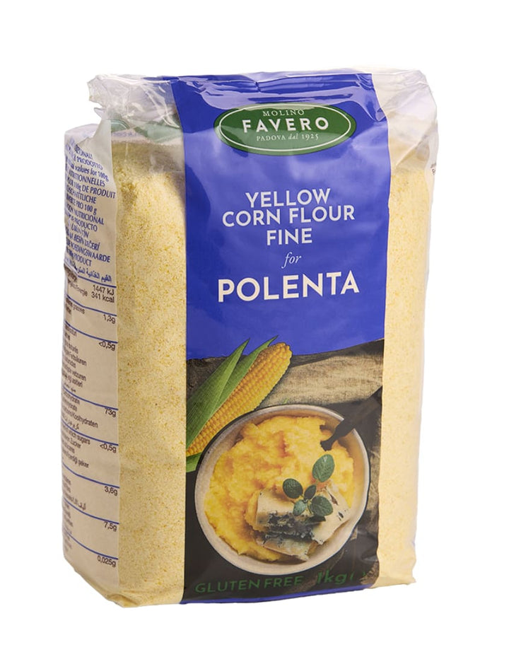 7500 Molino Polenta Yellow Corn Flour Fine 10x1kg - 20