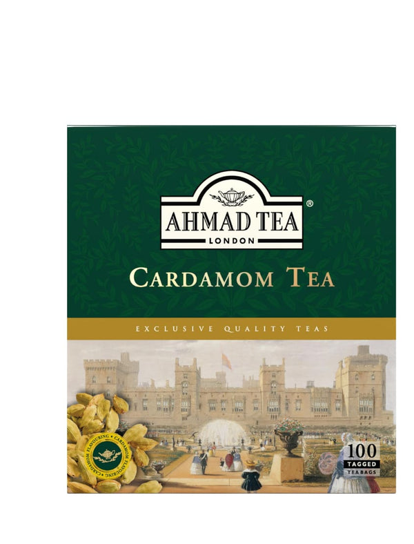 7636 Ahmad Tea Cardamom Grønn Te 12x150g 49