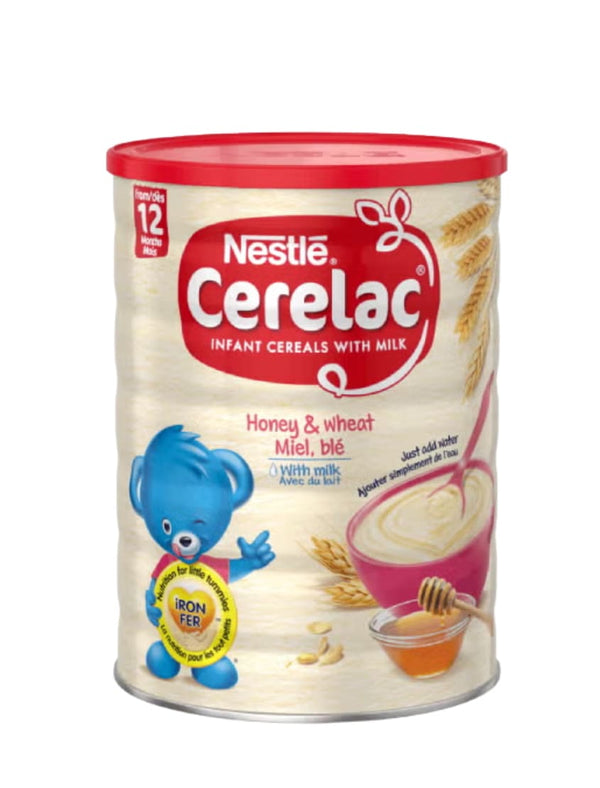 7651 Nestle Cerelac Wheat Honning 24x400g 90