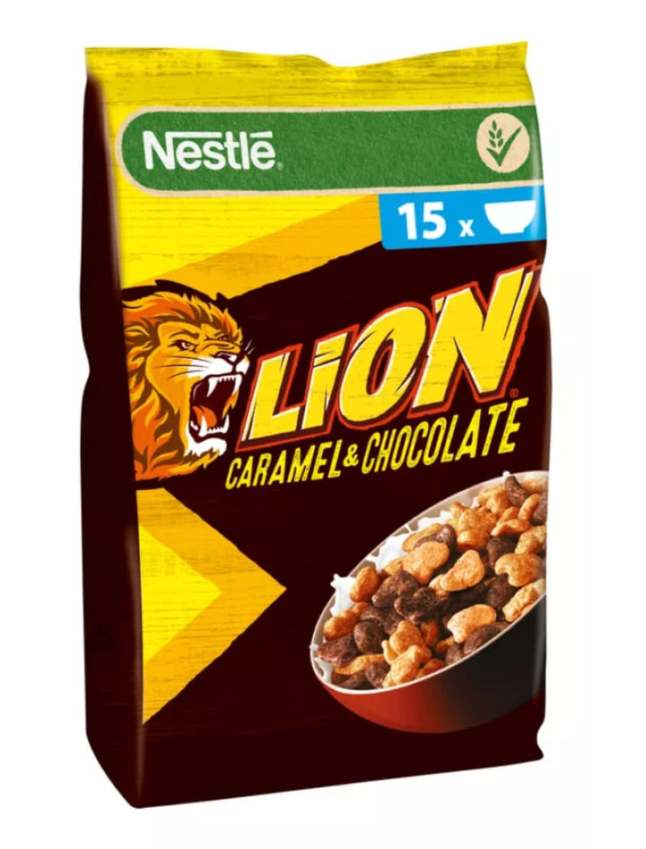 8823 Nestle Lion Caramel and Choco Maisflak 18x450g PLN - 53