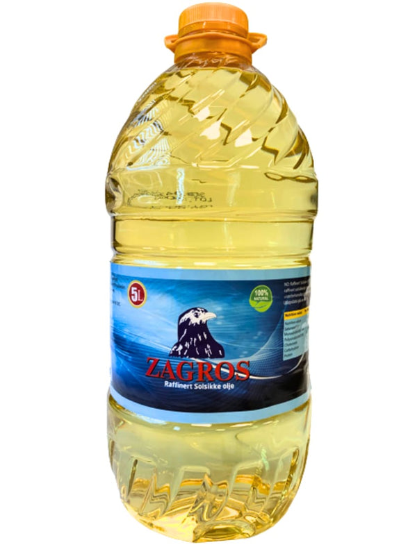9003 Zagros Solsikkeolje 3x5L - 100