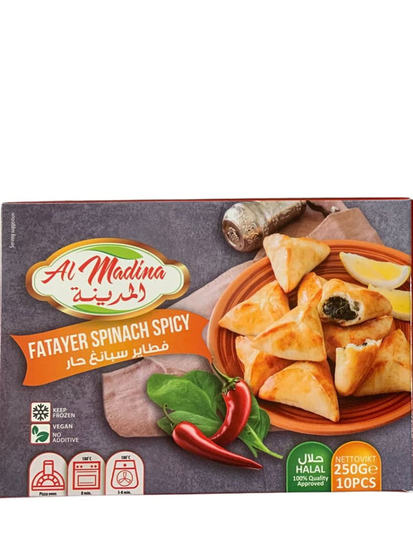 953Al Madina Fatayer Spinach Sterk 12x250g - 48