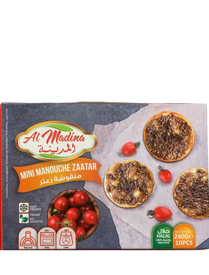 955Al Madina Mini Manouche Zaatar 12x240g - 48