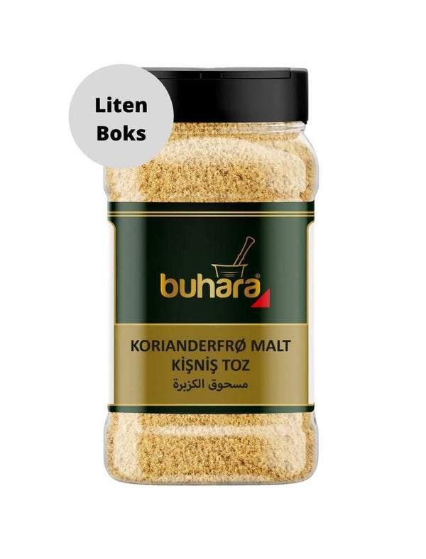 9656 Buhara Korianderfrø Malt 150g * 12 (Små Boks) - 14