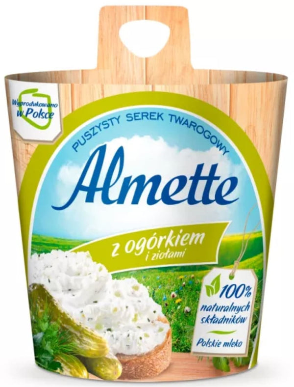9809 Hochland Almette With Cucumber And Herbs Fluffy Cottage Cheese 24x150g PLN - 23