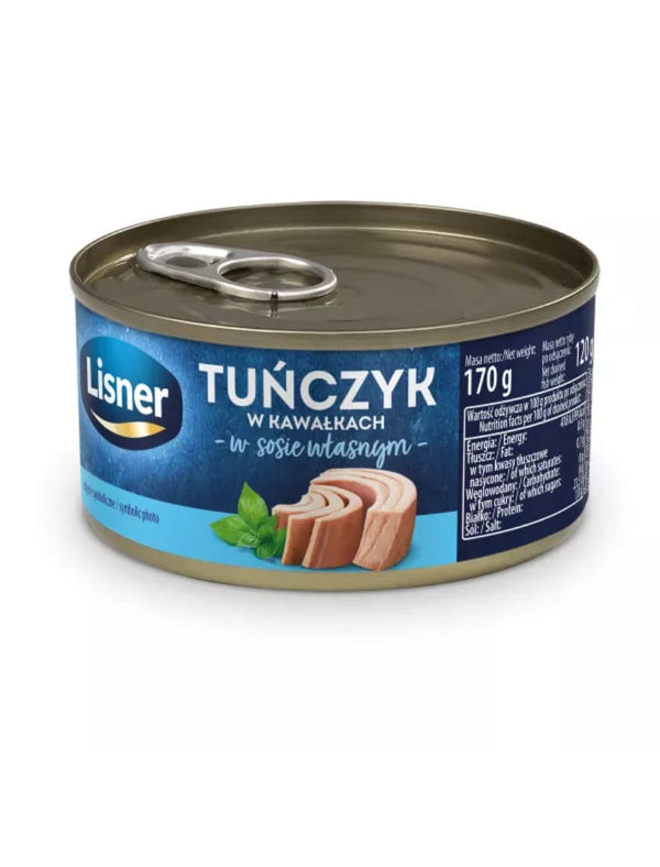 9911 Lisner Tuna Chunks In Brine 24x170g - 24