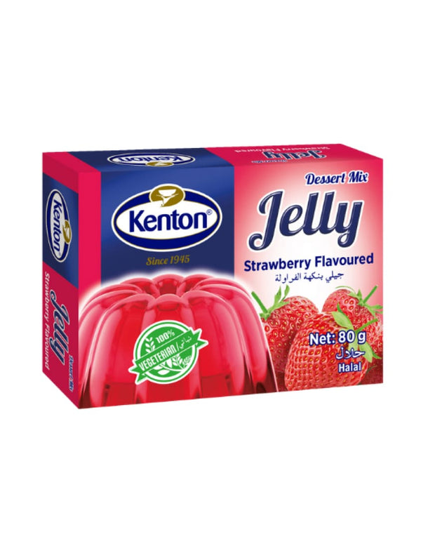 3318 Kenton Jelly Strawberry Flavoured 24x80g - 8