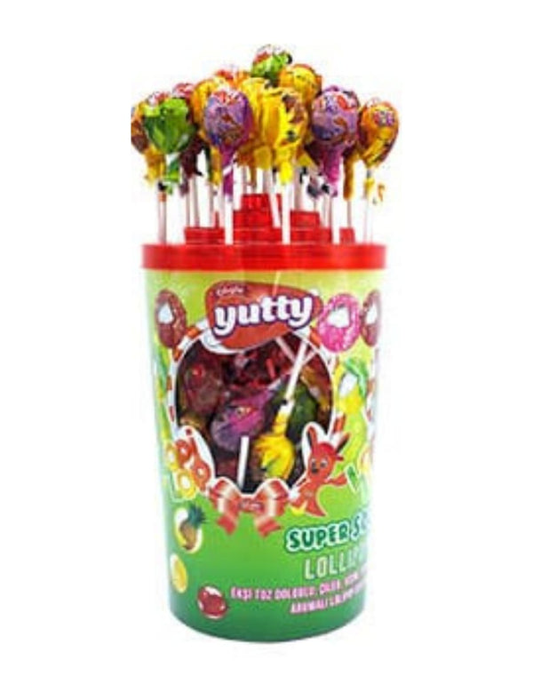 4604 Ciloglu Yutty Supersour Lollipop 6*100stk - 200