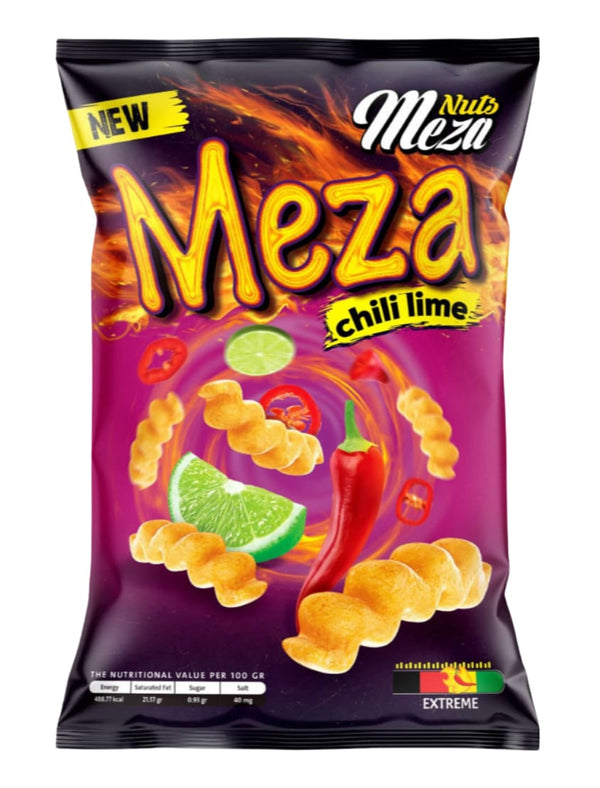 4702 Meza Nuts Chilli Lime Chips 18x155g - 18